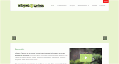 Desktop Screenshot of milagroscaninos.org